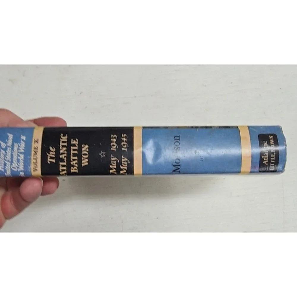 The Atlantic Battle Won WWII Naval History Samuel Eliot Morison 1975 Hardcover V